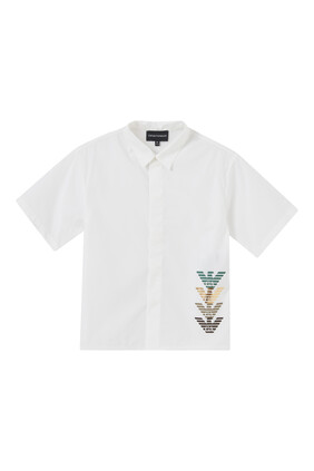 Eagle Logo Short-Sleeve Shirt
